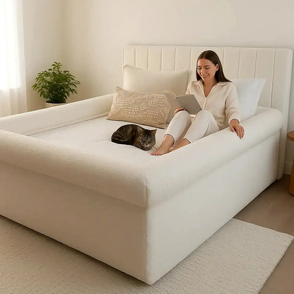 Blissful Bordered Bed Sheet